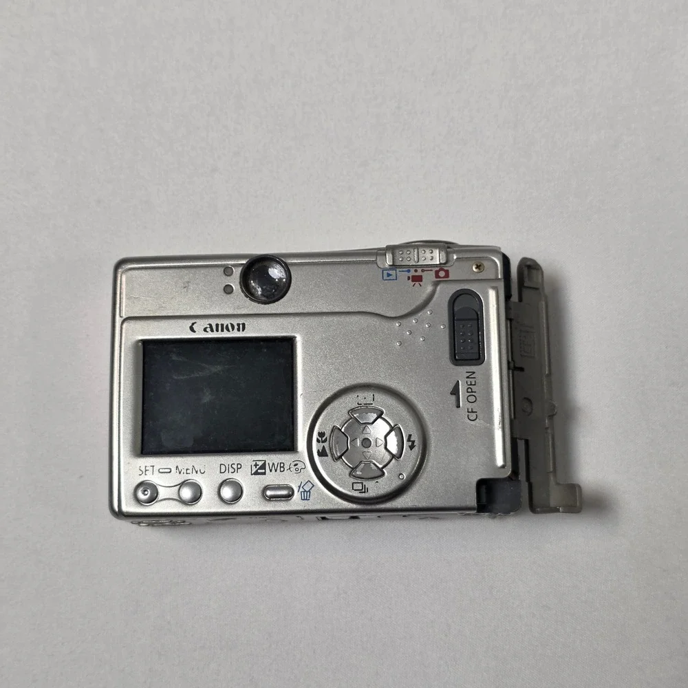 Canon‎ PowerShot S200 Digital ELPH Camera 2.0MP Vintage Y2K PC1022 PARTS ONLY